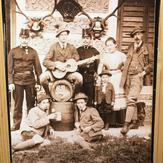 Saalbach's police officers in 1909