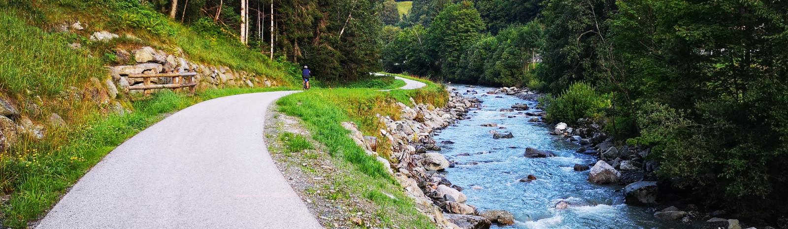 Alongside the river: The Glemmtal Cycling Route