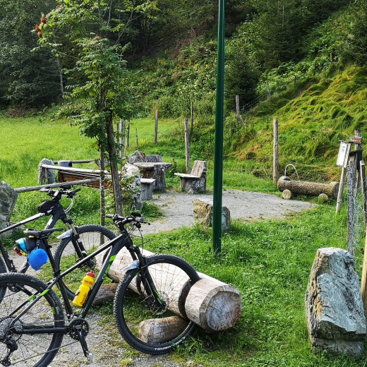Rastplatz zwischen Maishofen und Viehhofen