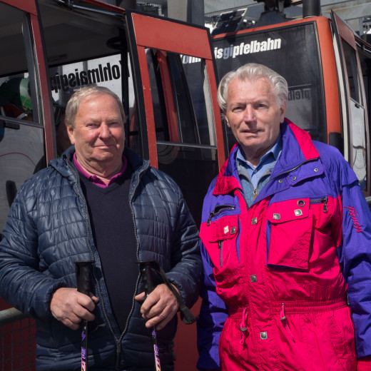 Sie verbinden zahlreiche Erinnerungen mit der Bahn: Rudi Möschl und Wilfried Höller.  | © Edith Danzer Sie verbinden zahlreiche Erinnerungen mit der Bahn: Rudi Möschl und Wilfried Höller.  | © Edith Danzer