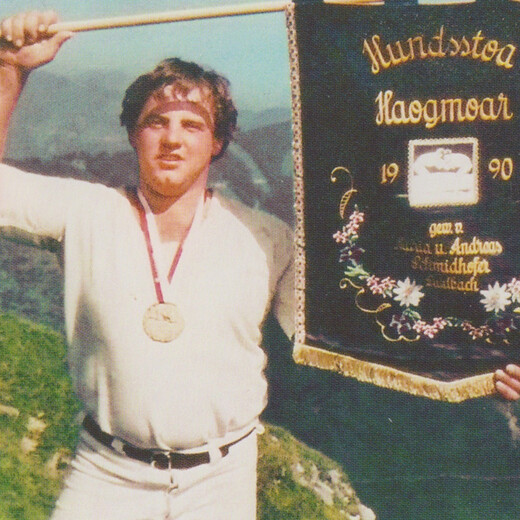 Hermann Embacher als Haogmoar