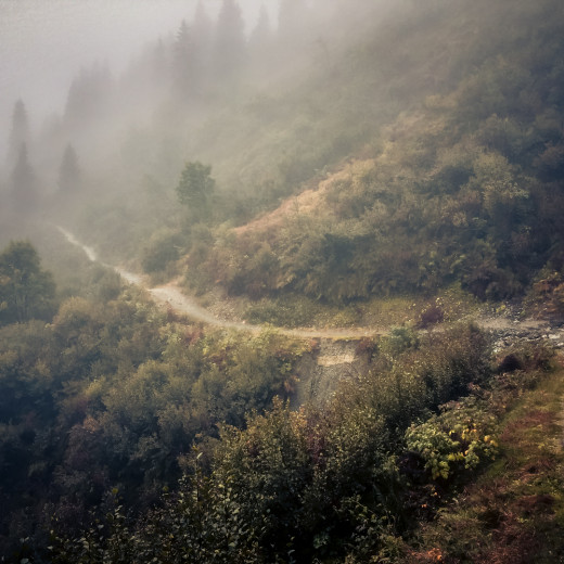 Herbstnebel unterm Wetterkreuz. | © Edith Danzer