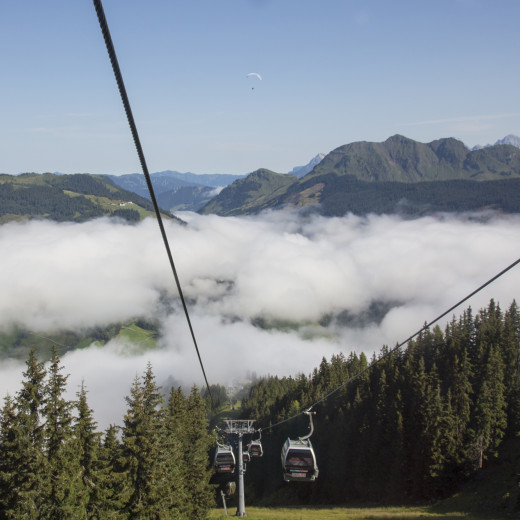 Blick aus der Gondel | © Michelle Himbert Blick aus der Gondel | © Michelle Himbert