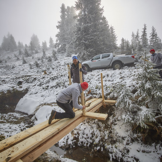 Neue Brücke am Beginn des Steigs | © Daniel Roos Neue Brücke am Beginn des Steigs | © Daniel Roos