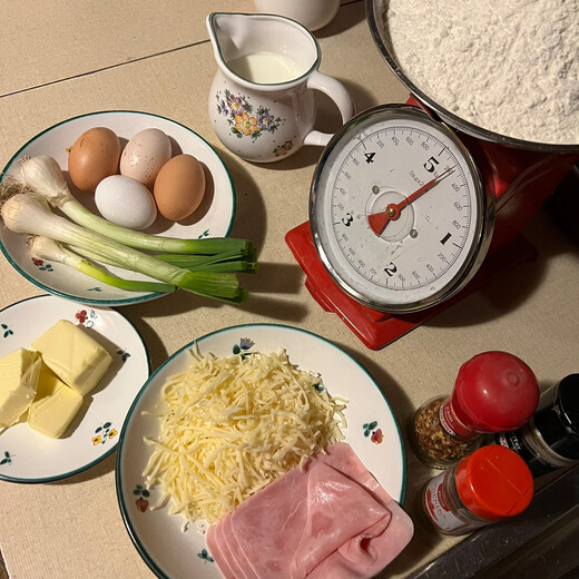 Herzhafte Zutaten...