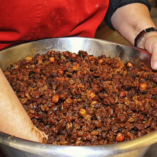 Die Füllung des Kletzenbrots. | © Edith Danzer