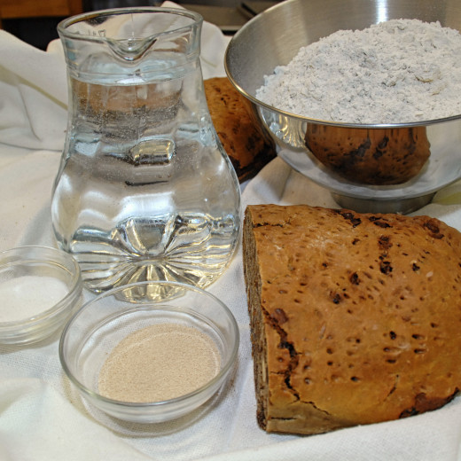 Zutaten für den Brotteig. | © Edith Danzer