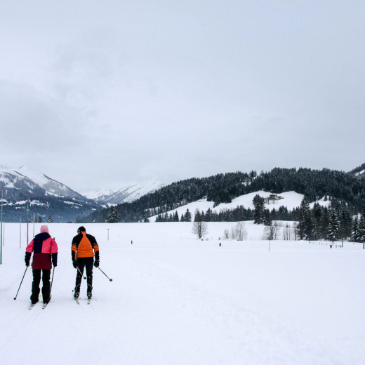 Langlaufen im Skicircus Saalbach Hinterglemm Leogang Fieberbrunn | © Gesa Temmen Langlaufen im Skicircus Saalbach Hinterglemm Leogang Fieberbrunn | © Gesa Temmen