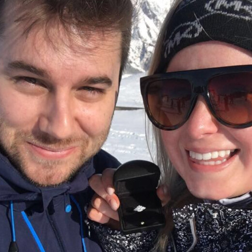 The newly engaged on Schönleiten | © Privat