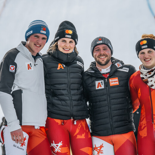 Die heutigen Ergebnisse sorgten für strahlende Gesichter..  | © saalbach.com, Markus Landauer
