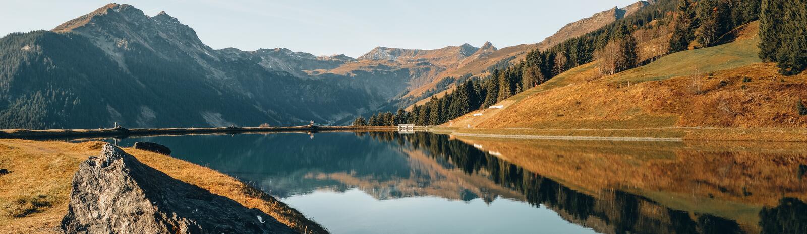 The Hochalm reservoir im November