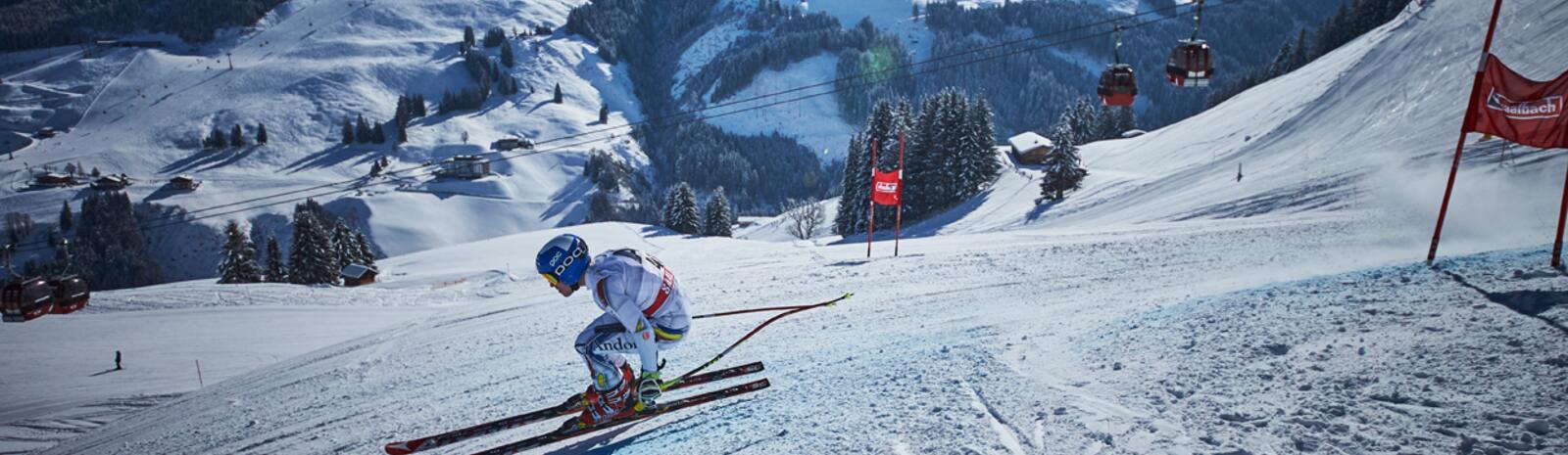 Perfectly groomed race pistes. | © saalbach.com