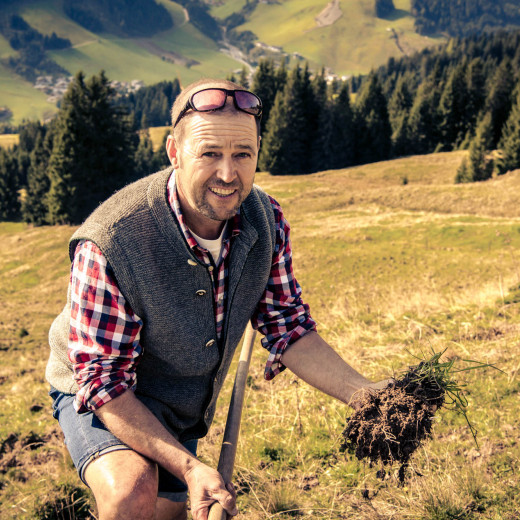 Hans Adelsberger is a passionate farmer | © Edith Danzer Hans Adelsberger is a passionate farmer | © Edith Danzer