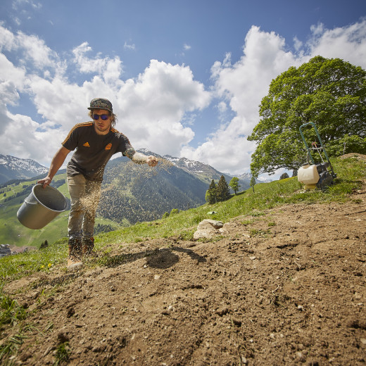 Schönheitskur für die  Areale neben den Trails | © Daniel Roos Schönheitskur für die  Areale neben den Trails | © Daniel Roos