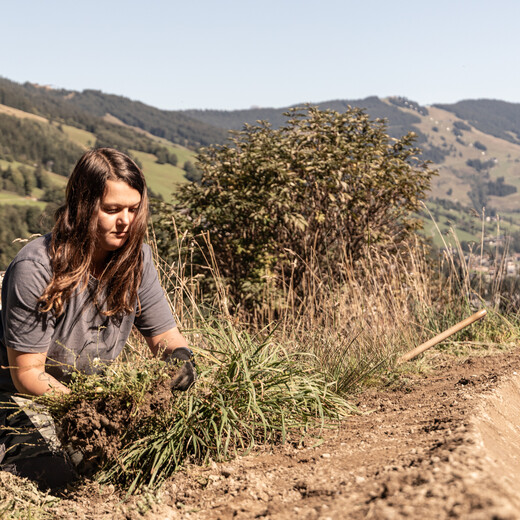Julia doing a work called "Waseln" | © Linda Zechmeister