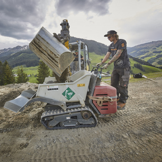 Bauarbeiten am Bucheggtrail | © Daniel Roos