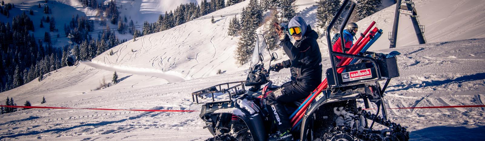 Fritz Steger preparing for the race. | © Edith Danzer