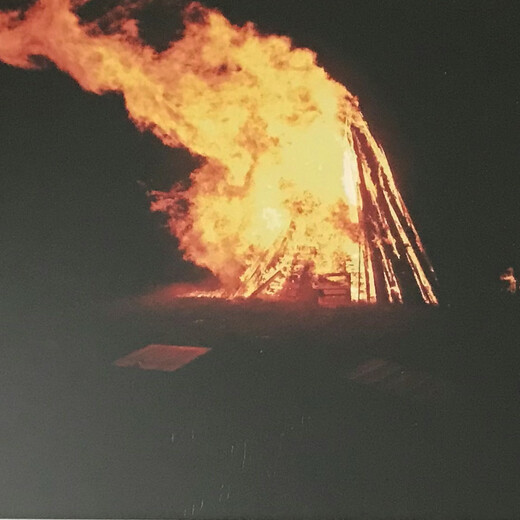 Summer solstice fire at the Wildenkarkogel
