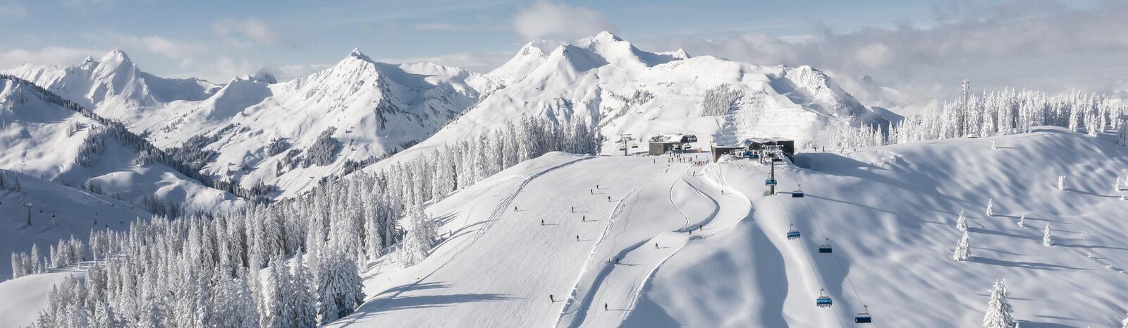 Anfängerfreundliche Pisten in Saalbach | © Christian Wöckinger