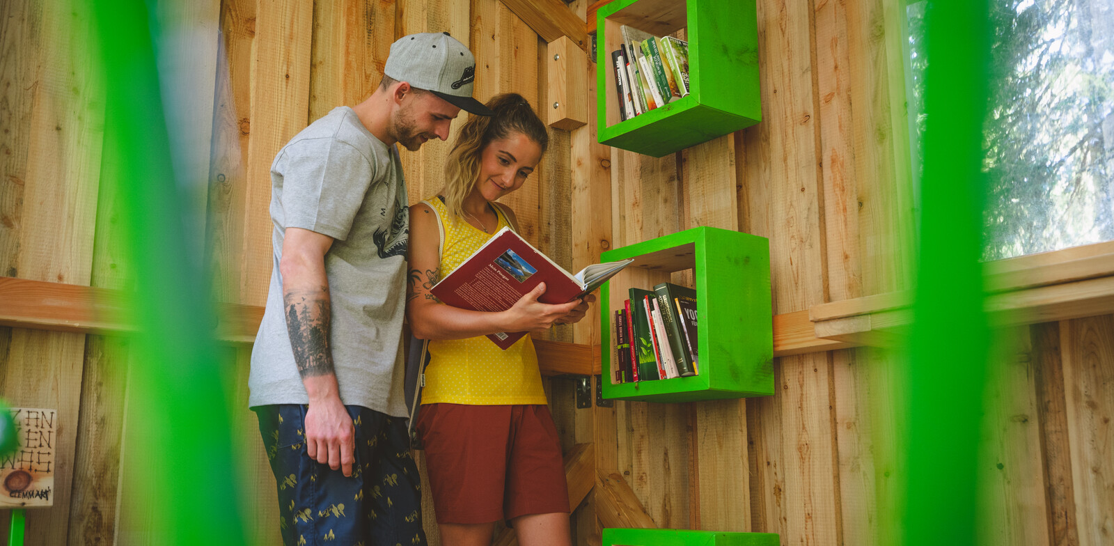 Willkommen in der Wald-Bibliothek | © Wout van de Donk