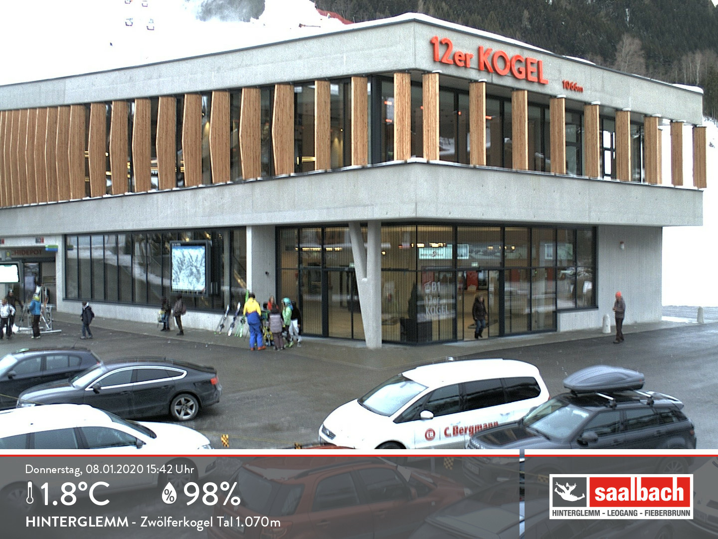 Stazione a valle cabinovia Zwölferkogel – Hinterglemm