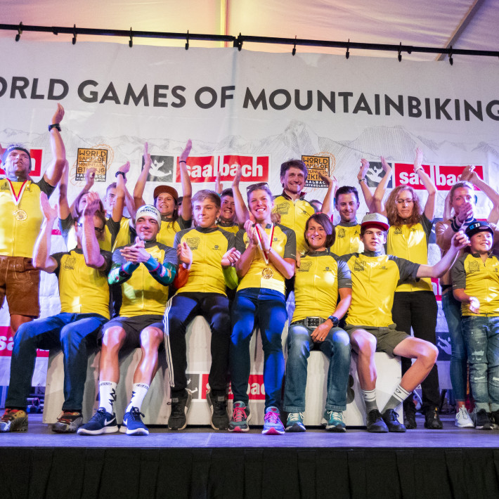 Siegerehrung World Games of Mountainbiking | © Martin Steiger